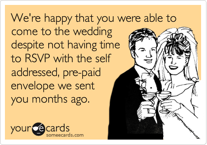 Funny wedding invitations ecards