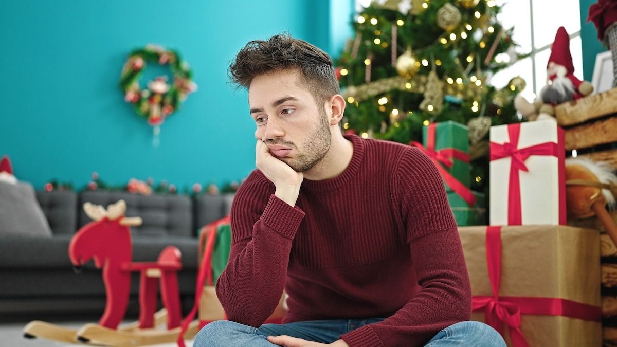 Man 'withholds' Christmas gifts after family pranks him and GF with fart spray and socks.