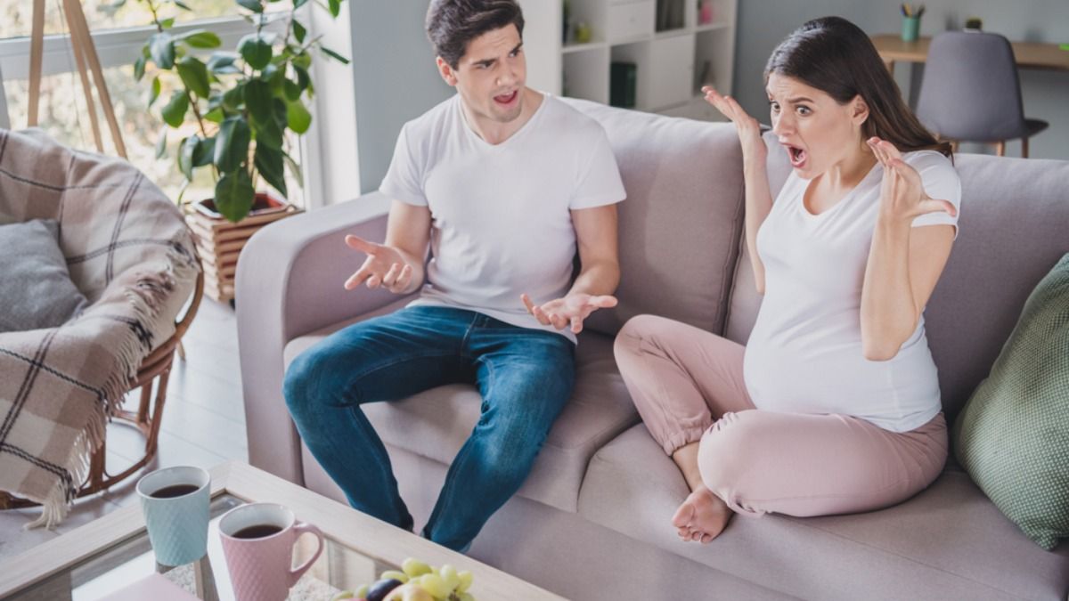 Woman gets mad at husband for going to lunch without her the day before