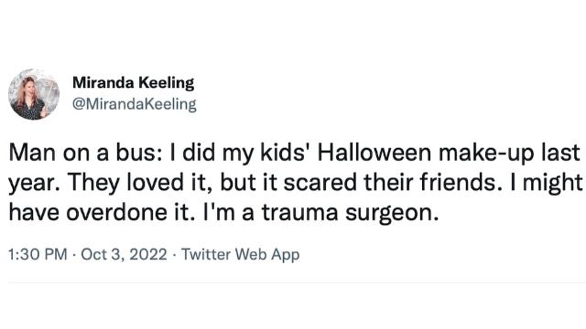 21 'Spooky Season' themed tweets to give you a laugh today.