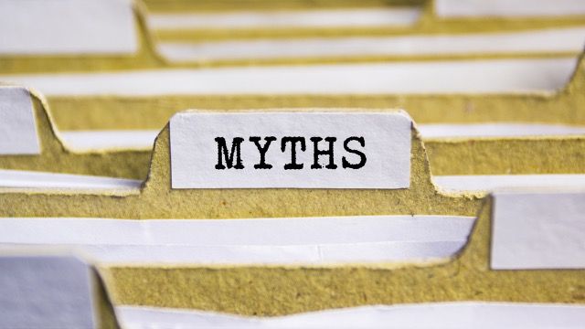 17 myths that are 100% false.