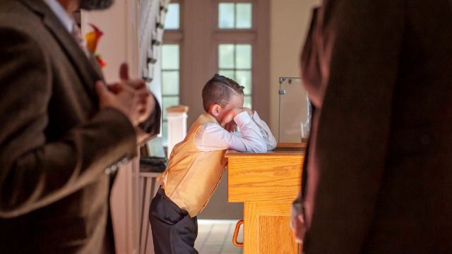 6-year-old boy wreaks havoc at wedding, mom scolds guests for 'yelling' at him.