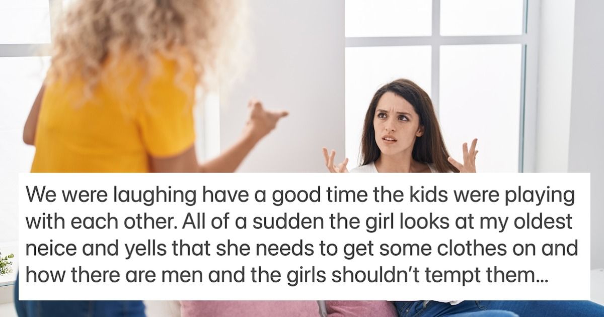 'AITA for kicking someone out of my home for telling my nieces to