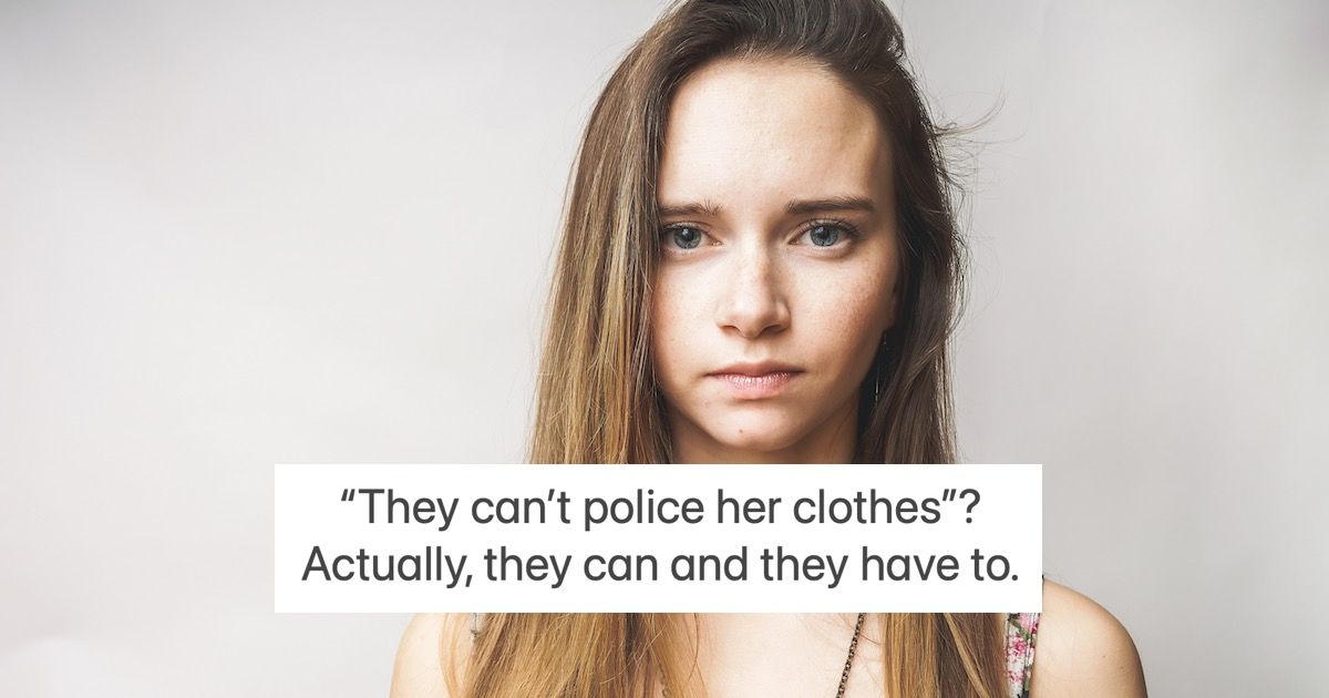 Teen girl gets 'dress coded' at summer camp; dad angry mom won't 'stand