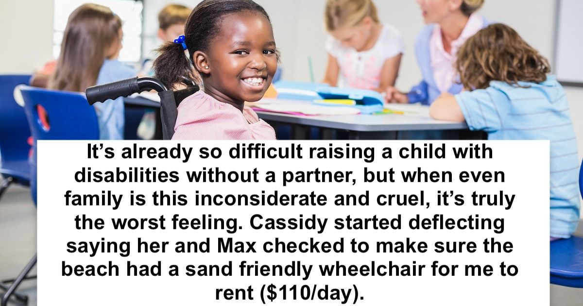 Woman snaps at sister over beach wedding that 'isn't accessible' for