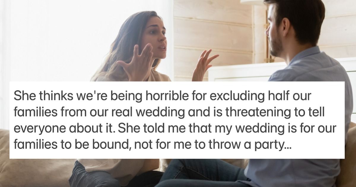 Bride asks if she'd be wrong to have 2 weddings to exclude Christian ...