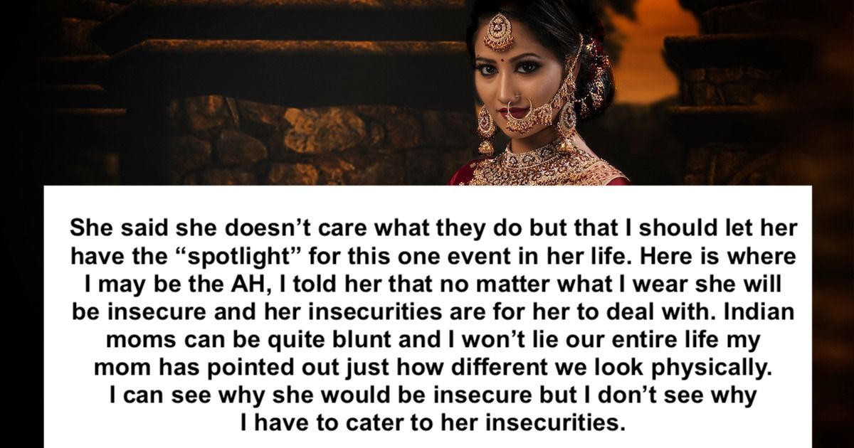 Bride asks sister to change outfit, she says 'you'll be insecure no