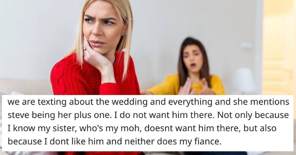 Bride bans friend's BF from wedding since he used to date her sister ...