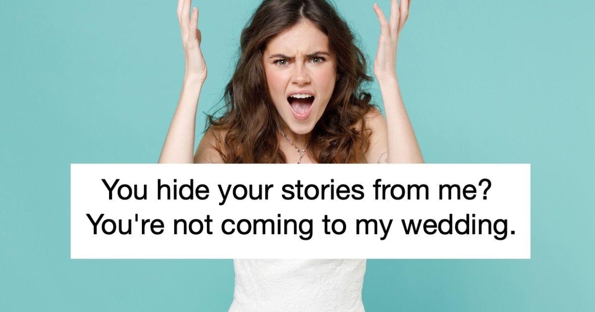 Bride disinvites fiancé's female friend from wedding after getting(01)