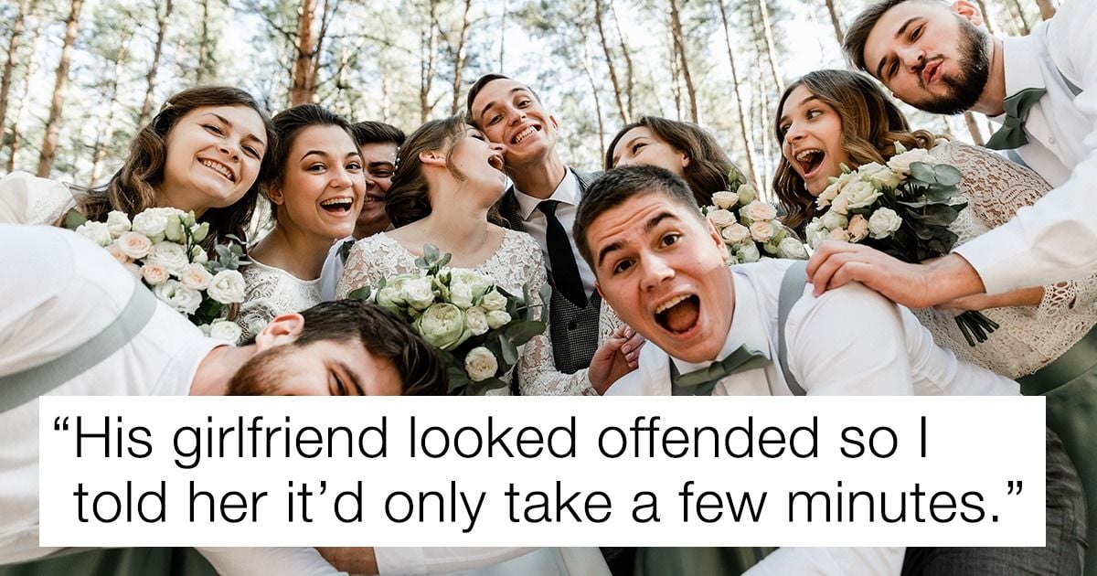 Bride excludes brother's GF from photos; he's pissed; 'I said some ...