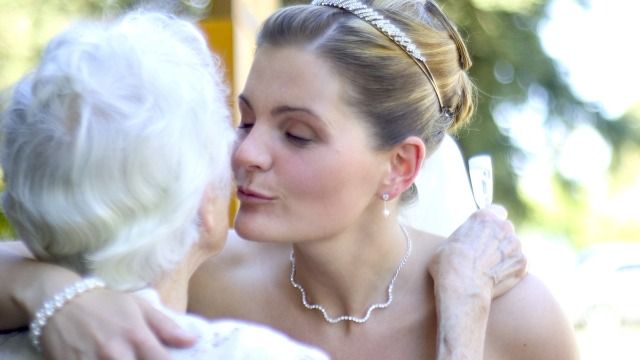 Bride asks if she's wrong for fighting with grandma over 'revealing' wedding dress.