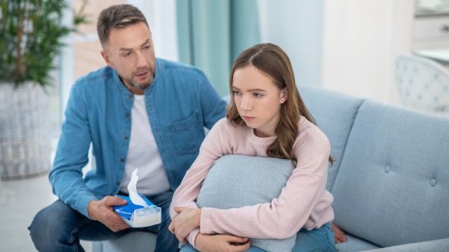 Dad asks if he's wrong to ground teenage daughter for entire month.