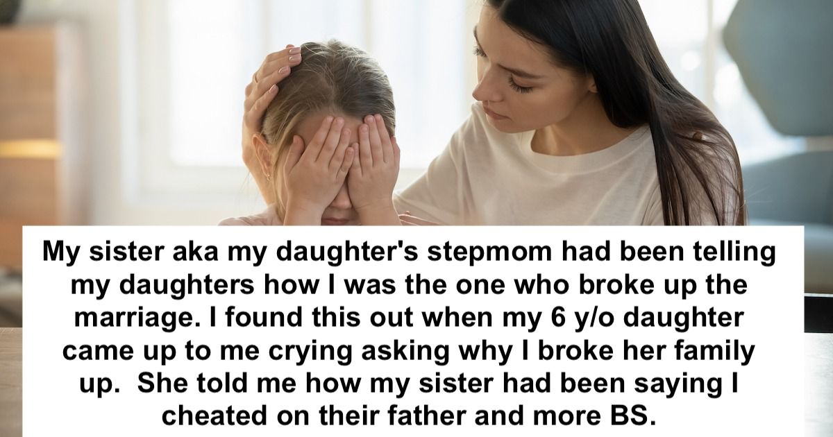 Woman tells daughters their dad cheated with her sister, he says 'you