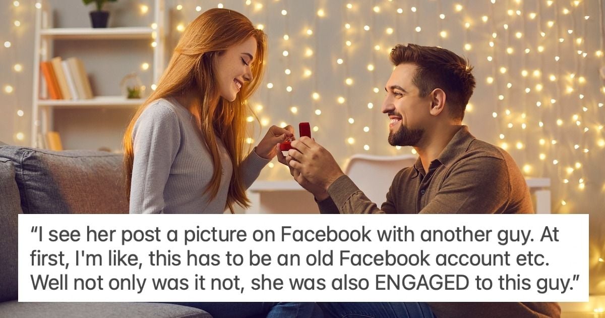 Man's ex gets engaged a week after breakup, denies ever cheating ...