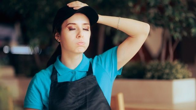Fast food employee uses managers words against her so she doesn't have to work late.