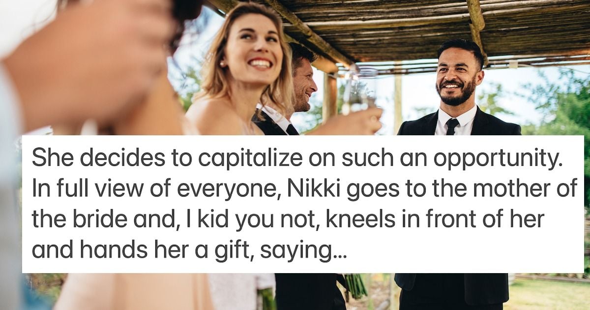 Multiple guests make family wedding all about them, 'Good one, Aunt ...