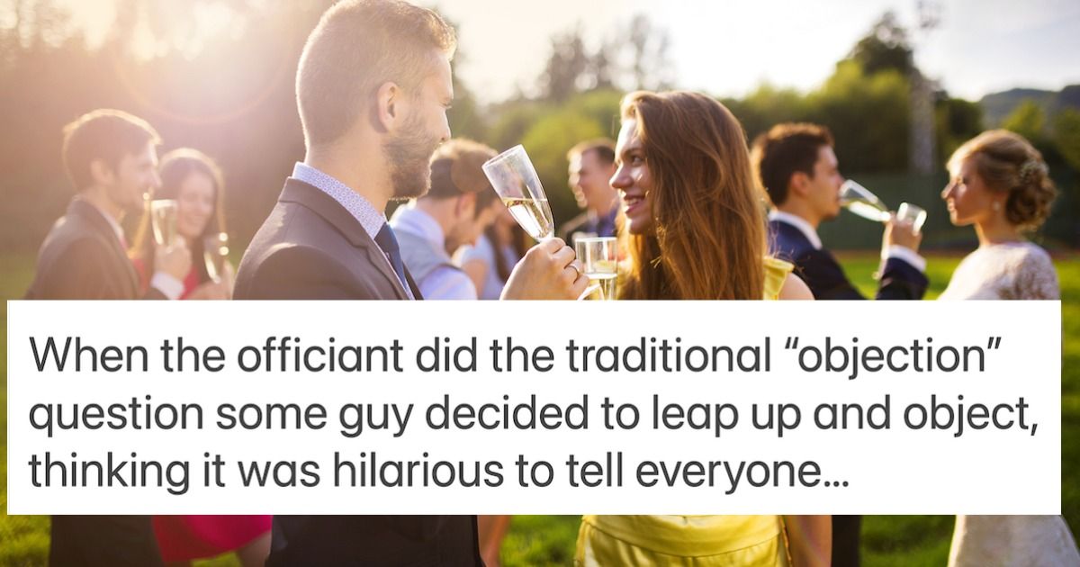 Tacky wedding guests protest cash bar, steal gifts, start food fight