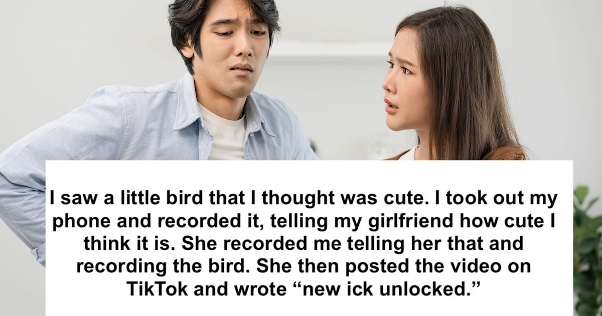 Guy shows GF cute bird, she makes TikTok making fun of him, refuses to