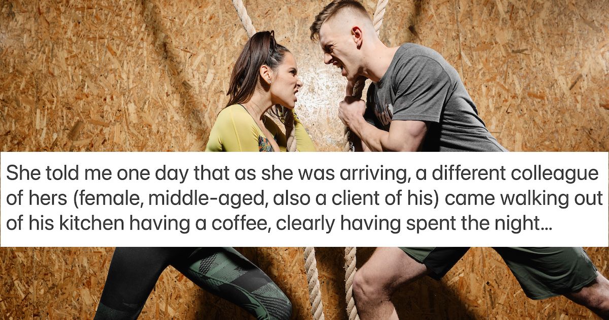 Husband forbids wife from exercising in 'homewrecker's' basement, but wife disagrees