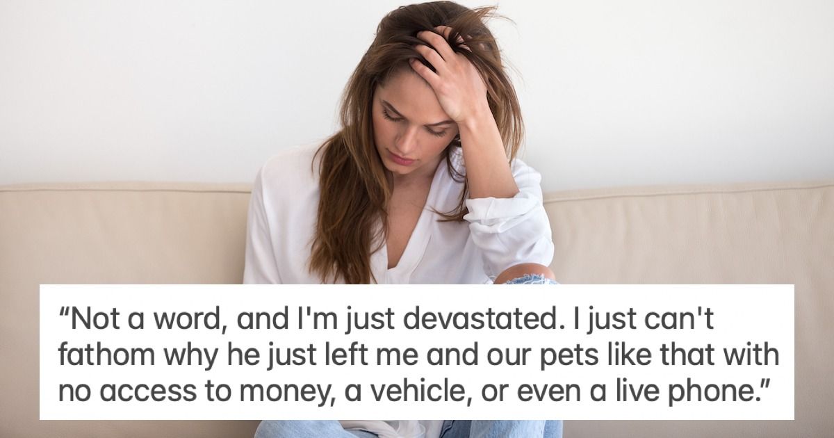 Husband leaves wife homeless, cleans out the bank accounts and ...