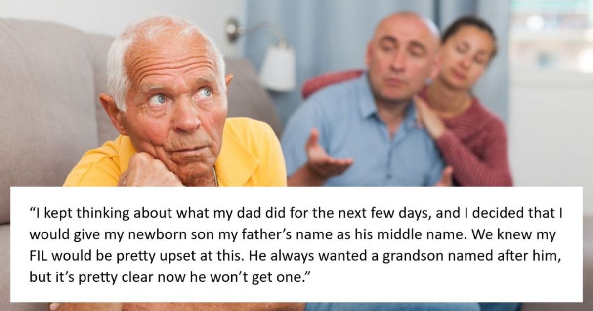 'AITA for naming my child after my dad and not my FIL after promising ...