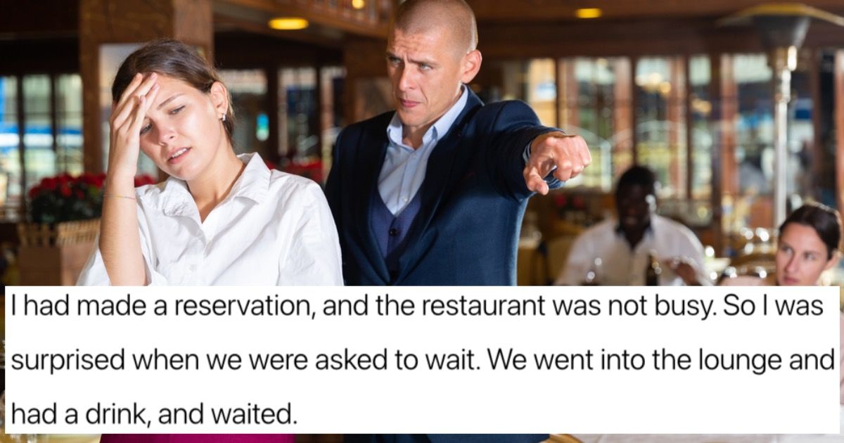 Man asks if he was wrong to leave a restaurant without paying because