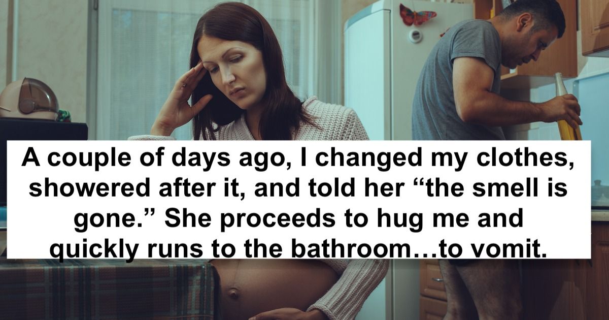 Man drinks whiskey even though it makes pregnant wife sick; says 'she's