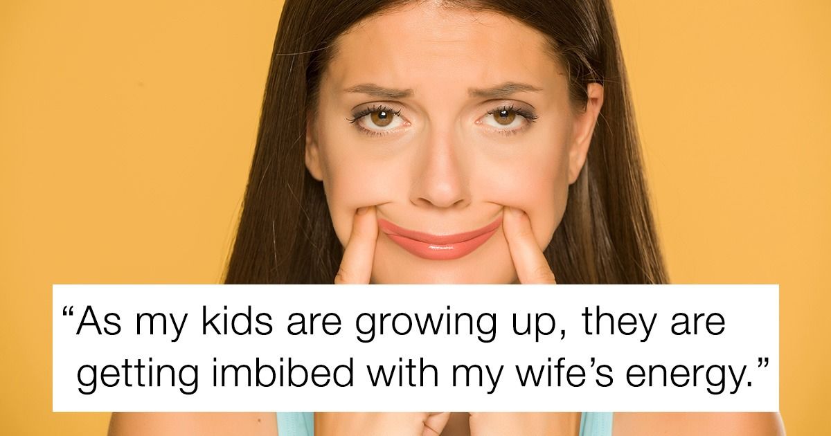 Man says wife's 'cynical' attitude is rubbing off on kids; punishes