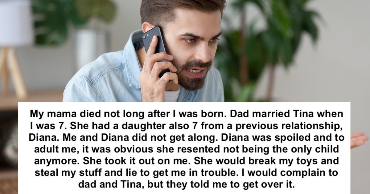 Man snaps at estranged dad crying on phone about stepsister dying, 'I'm ...