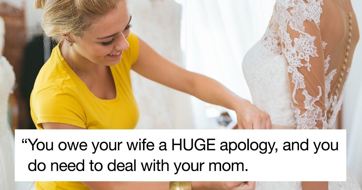 Man Demands Pregnant Wife Apologize For Crying During Dress Shopping