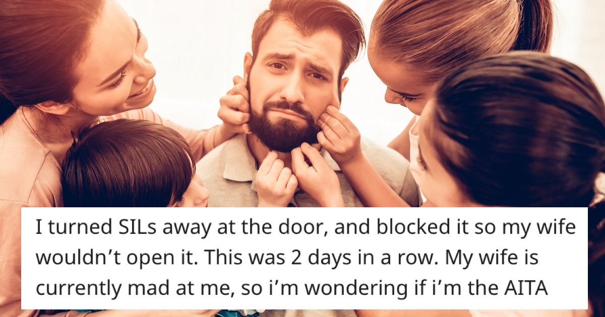 Man Blocks Door To Prevent His Wife From Babysitting Her Nieces And ...