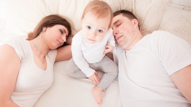 Mom asks if she's wrong to not let husband cosleep with newborn son.