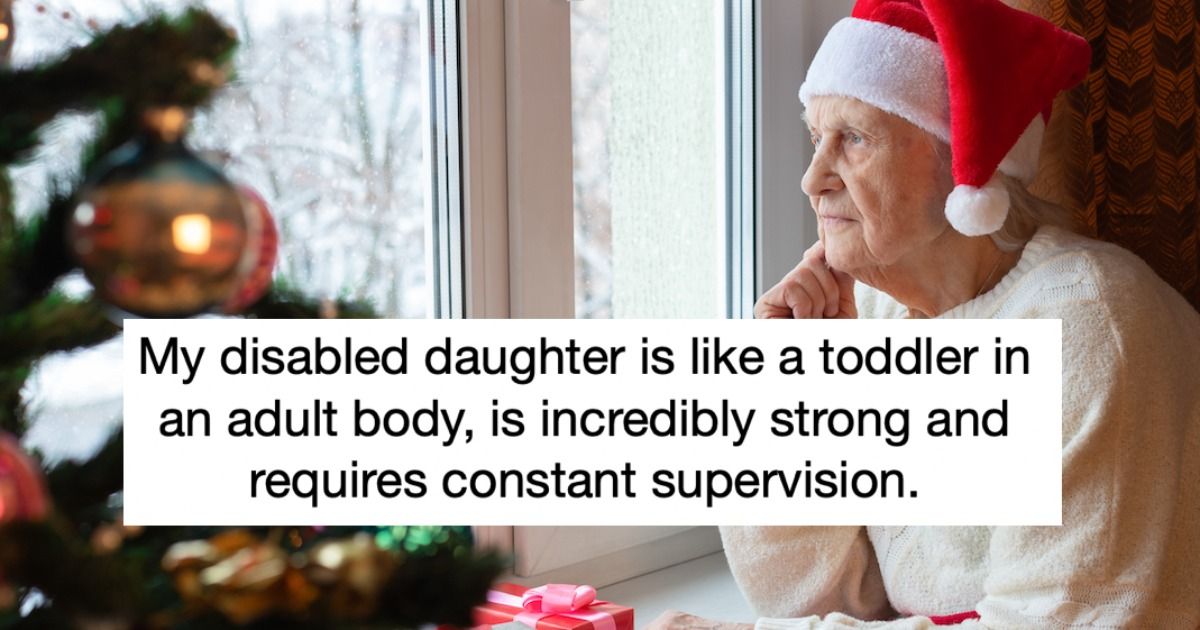 Mom skips Christmas eve at daughter's house to visit disabled daughter
