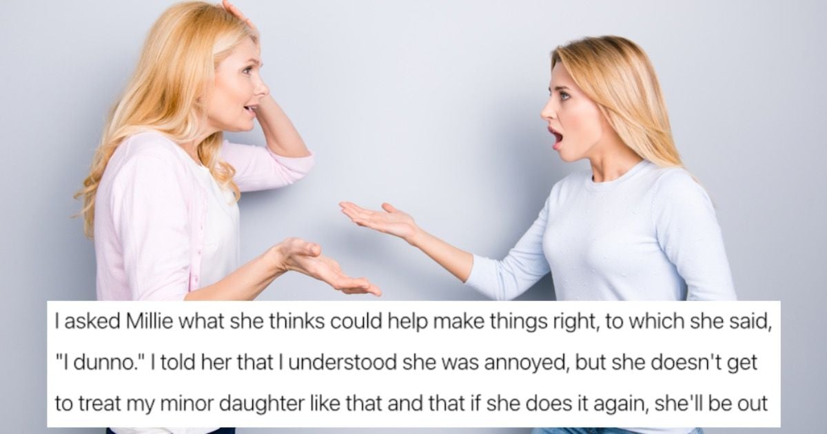 Mom Threatens To Kick Out Sons Gf For Berating Her Daughter Son Claims Shes Abusive 7294