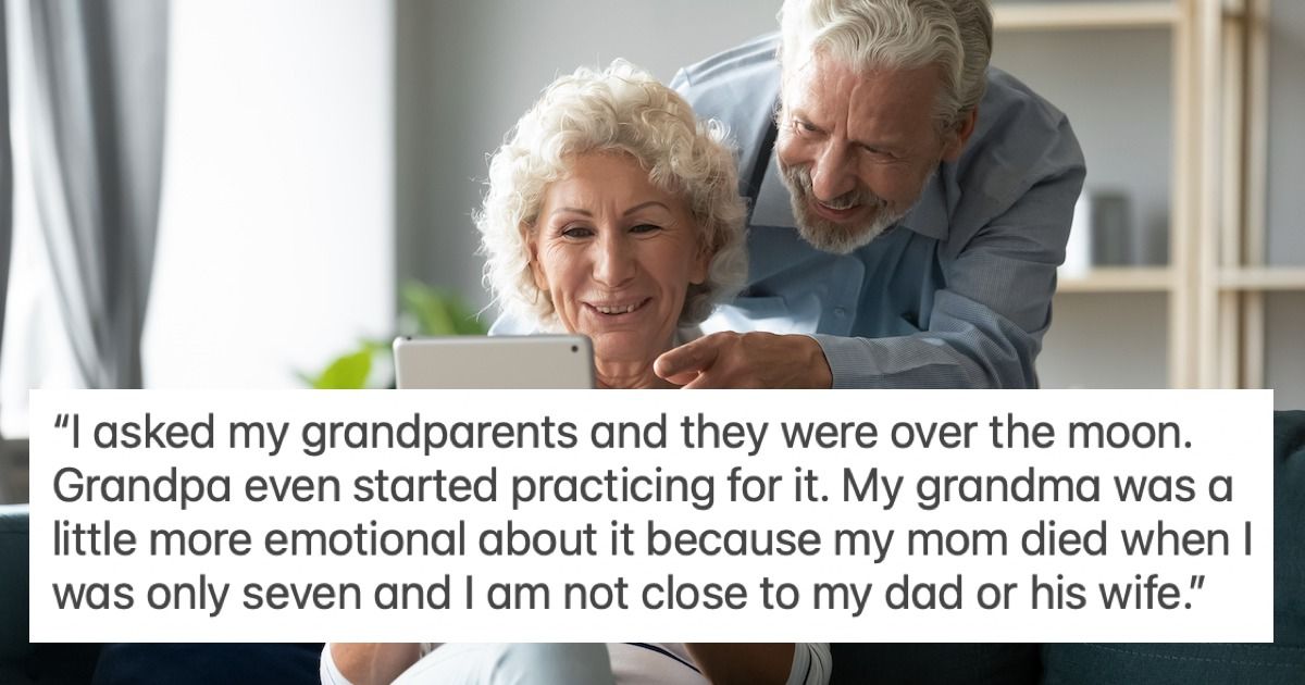 Man asks grandparents to do traditional wedding dance with him instead