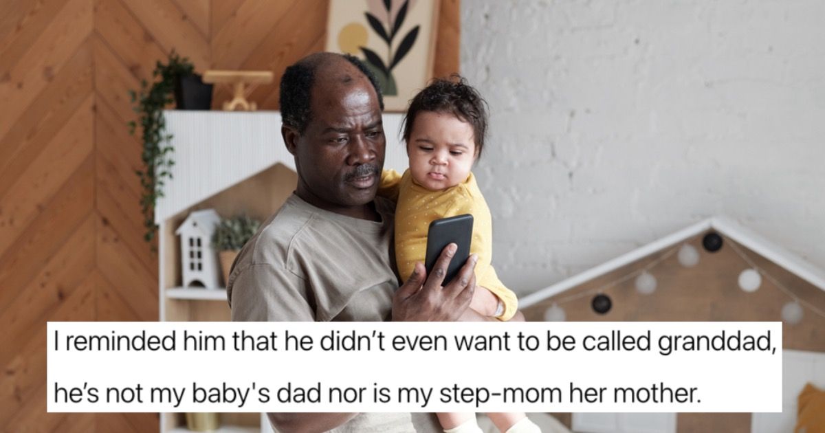 Young mother has a melt down after her father refers to her daughter as