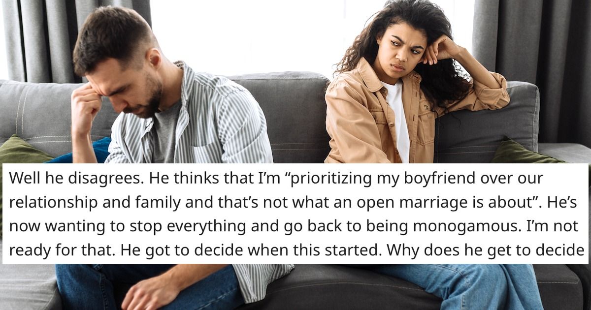 'My husband asked for an open marriage but is now mad at me for seeing ...