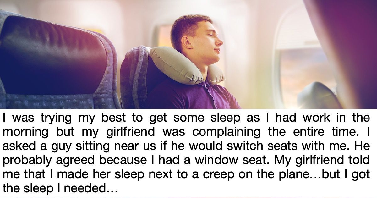 Man asks if he's wrong to switch seats on plane because GF was