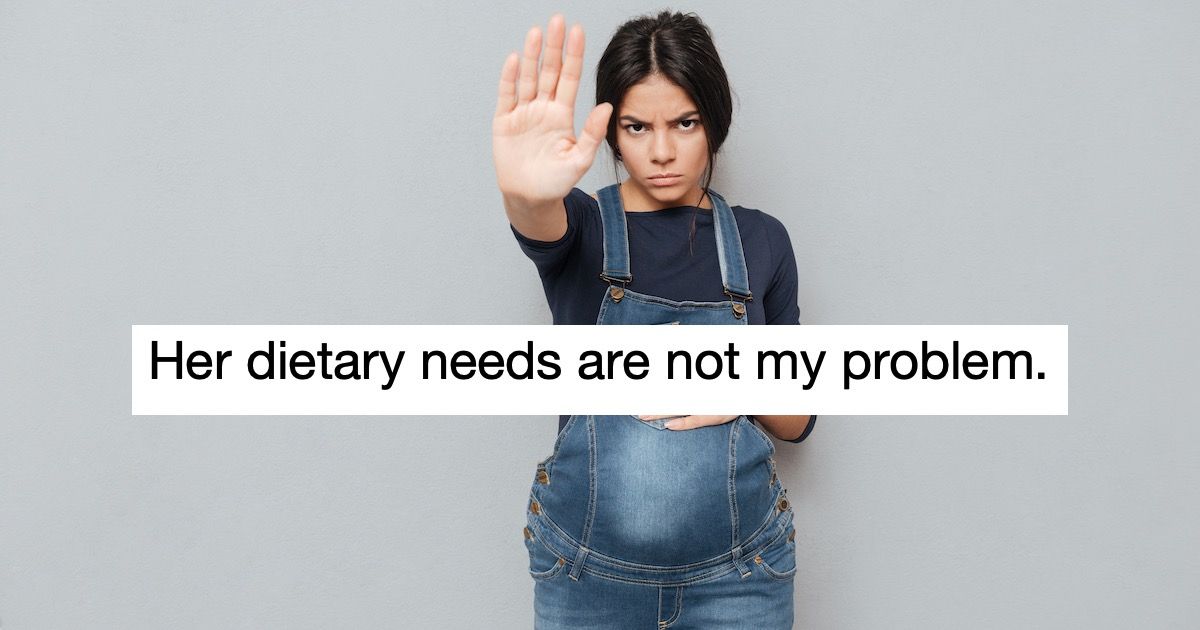 Woman refuses to accommodate sister s new diet at gender reveal is