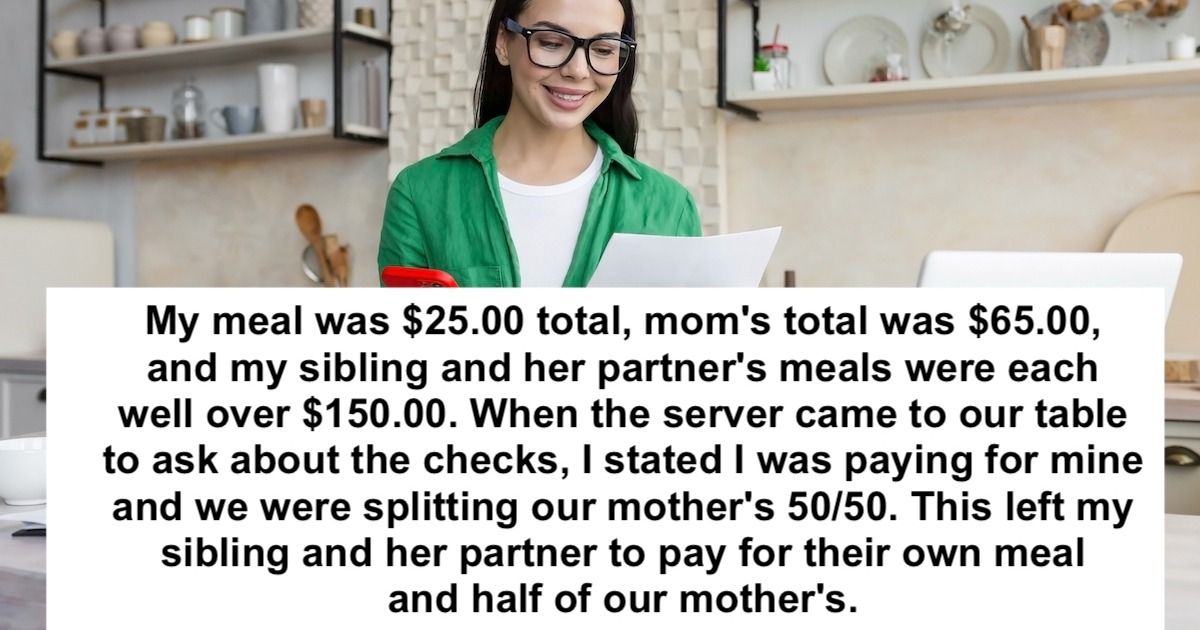 'AITA for showing proof as to why I wouldn't pay for my sister's