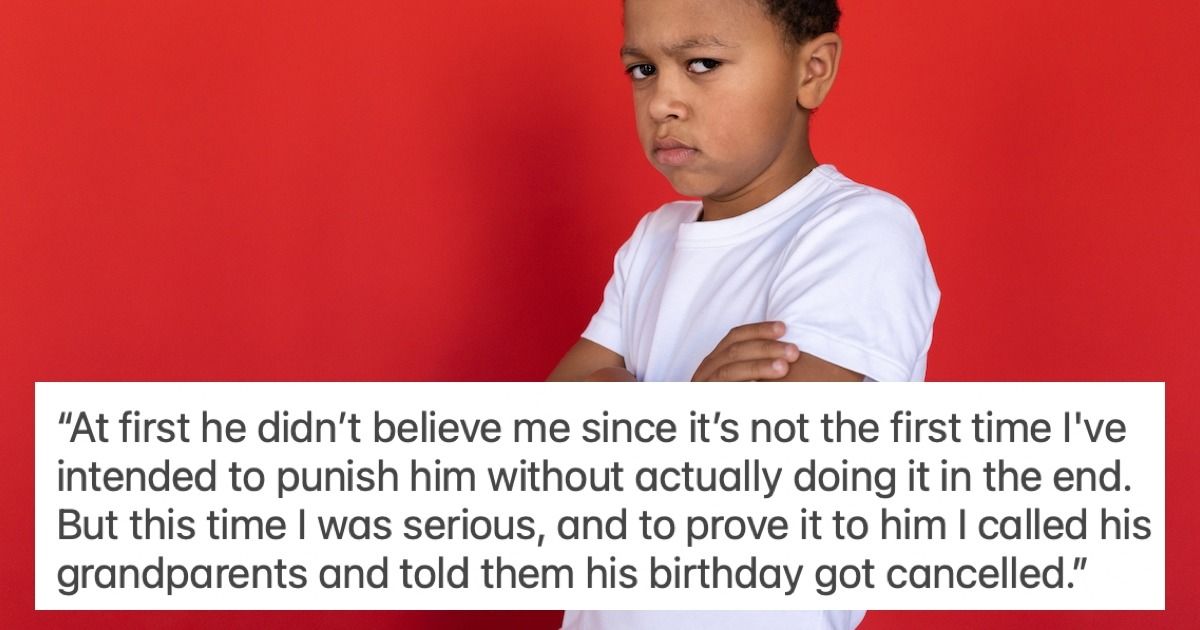 Stepmom cancels stepson's birthday for 'facepalming' her, internet