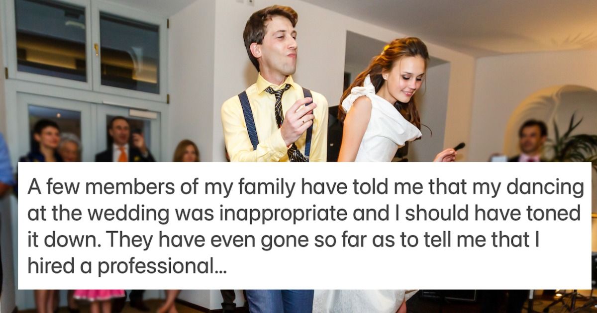 Swing dancer asks if she was wrong to 'dance well' at wedding when
