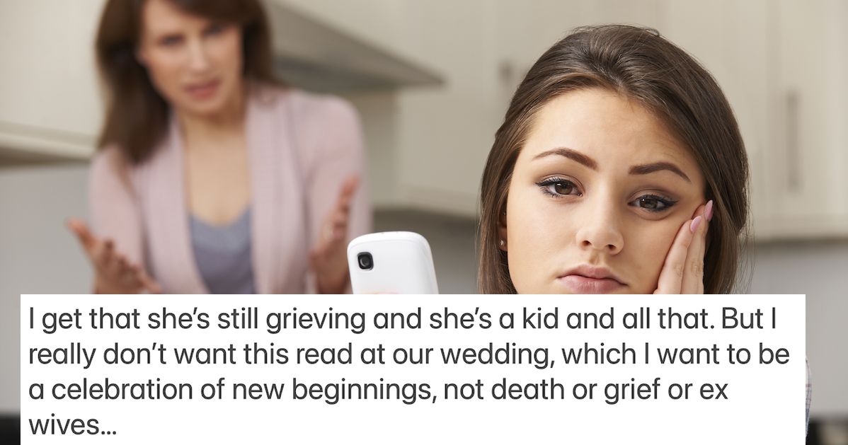 Teen wants to honor late mom at her dad's wedding but the bride thinks ...