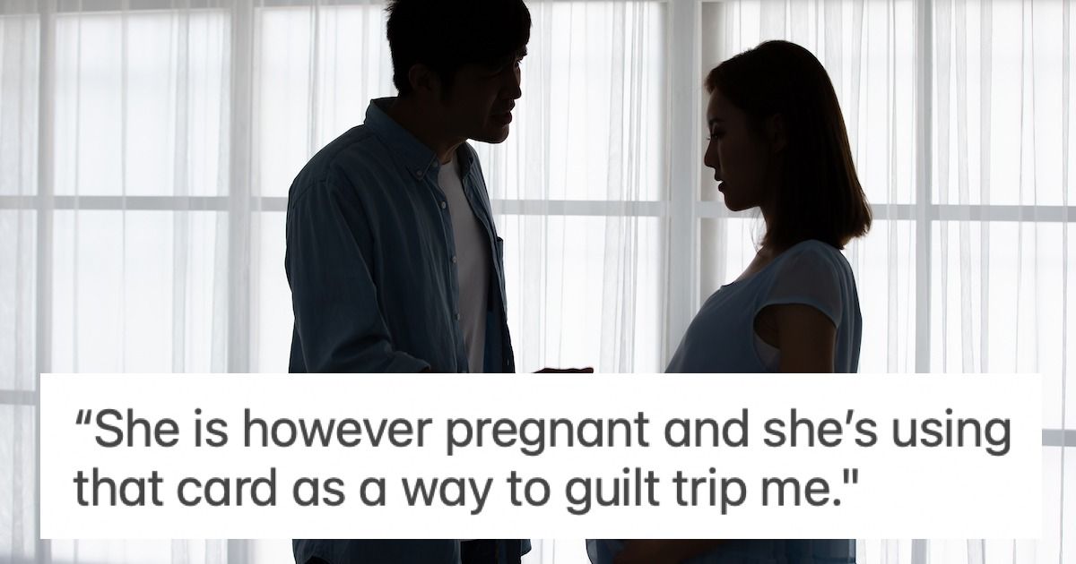 'AITA for throwing out my pregnant girlfriend who won’t pay rent