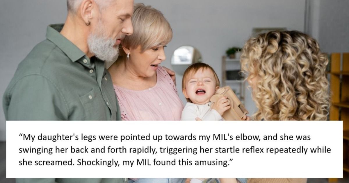 Woman bans MIL from holding her baby because she handles her like a bag ...