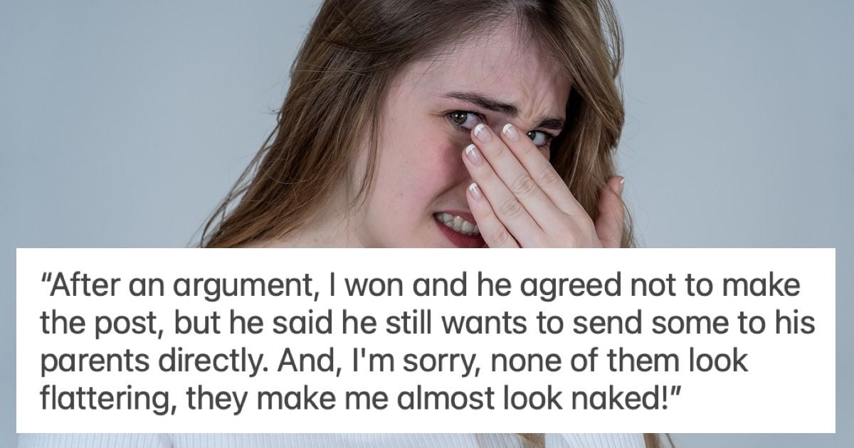 Woman begs husband not to post any pictures of them together online ...