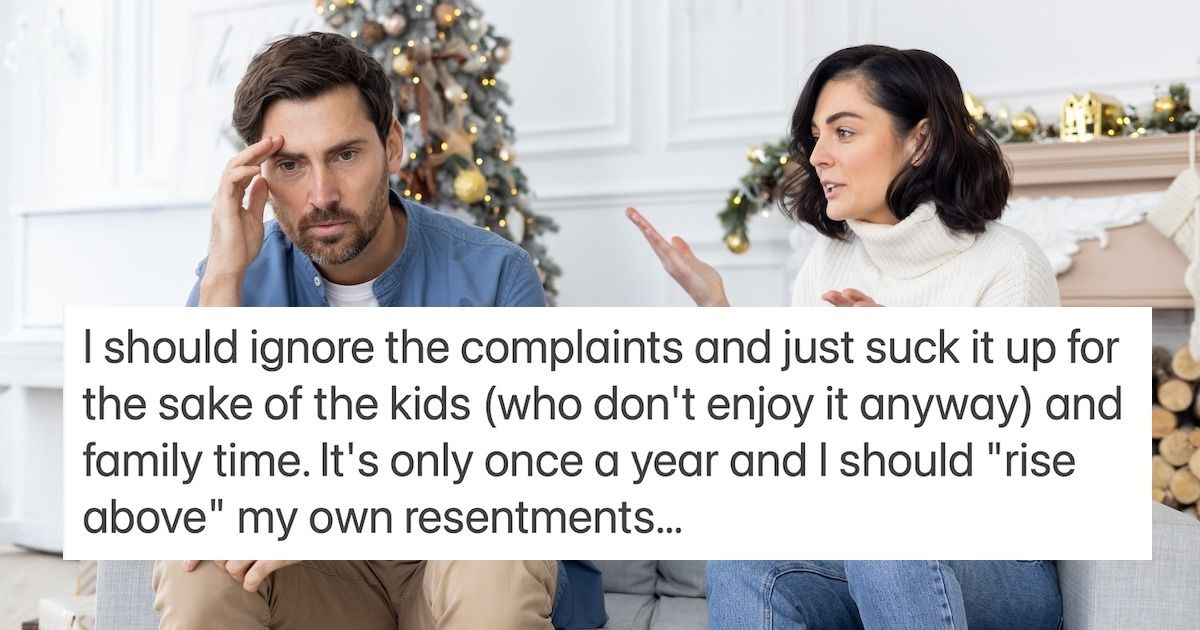 Woman cancels Christmas, 'we end up broke, with our house trashed and