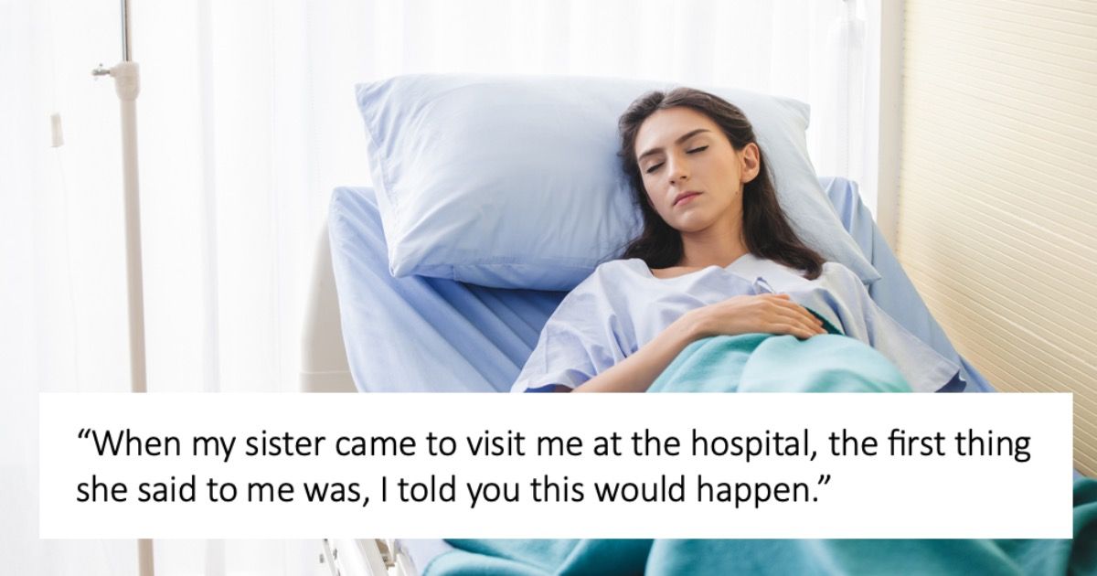 Woman is furious after suffering an accident and sister's response is ...