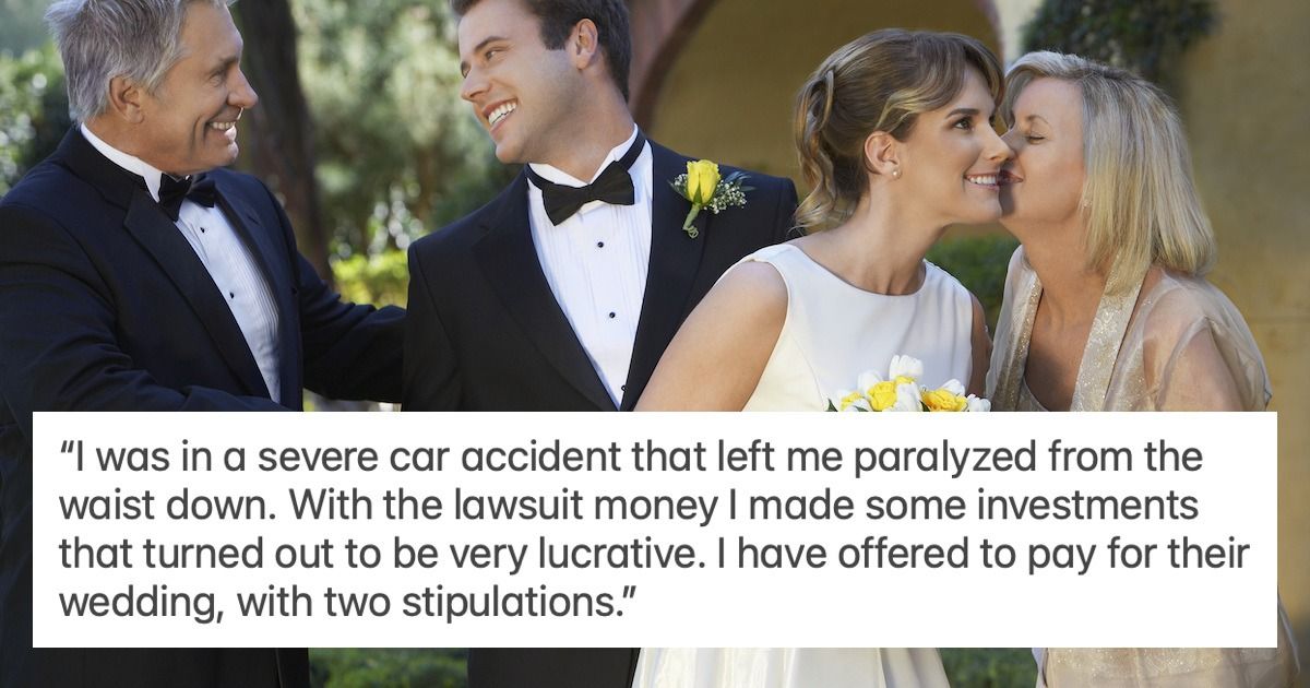 Mom pays 150,000 for son's wedding; bride won't let her invite family