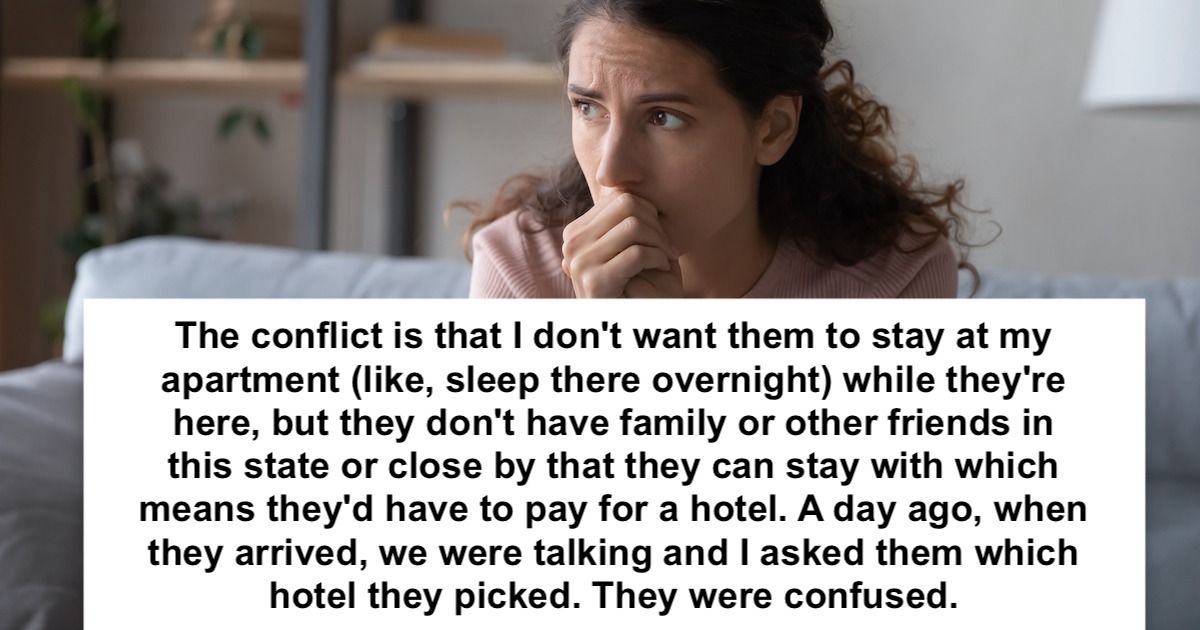 Woman refuses to host visiting friends at her place, they say 'we(02)